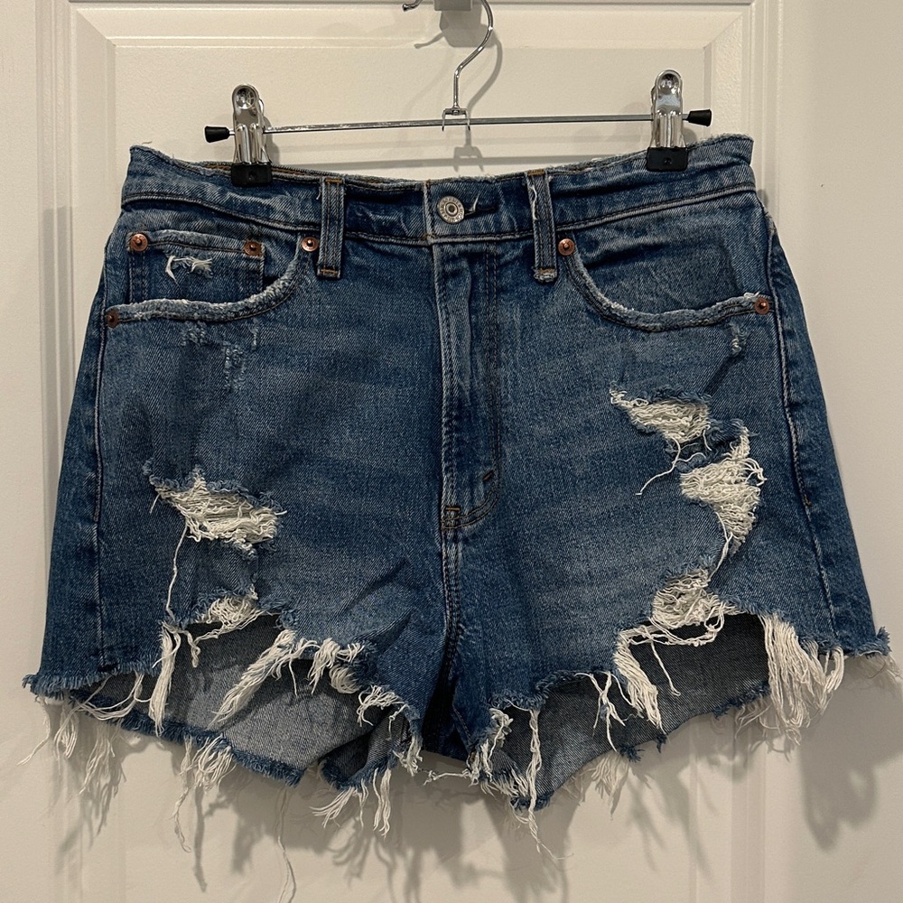 A&F Distressed Denim Women Shorts